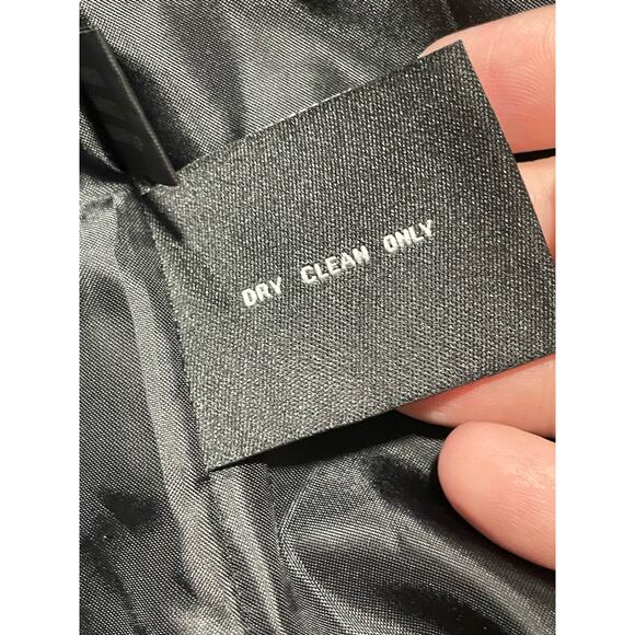 Black Rivet Women's Small Double Breasted Striped Jacket Black White peacoat - Picture 12 of 12